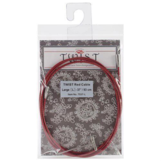 7537-L Twist Red Ic Cables 37 -Large