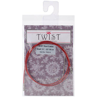 7522-s Twist Red Lace I Cables 22 -Small